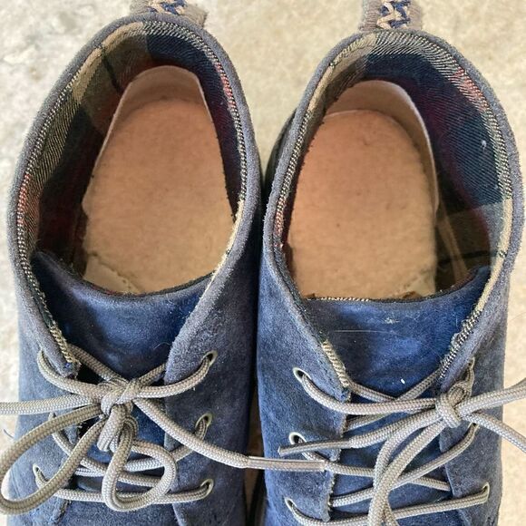 UGG Treadlite Canoe Blue Suede Neumel Chukka Sneaker Shoe, Size 5 - Picture 5 of 14